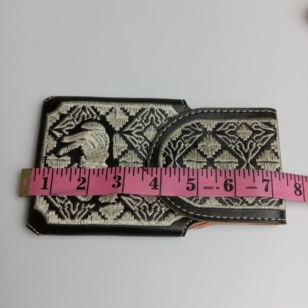 WESTERN LEATHER CELL‎ PHONE CASE, FUNDA VAQUERA DE CUERO COWBOY RODEO PHONE CASE
